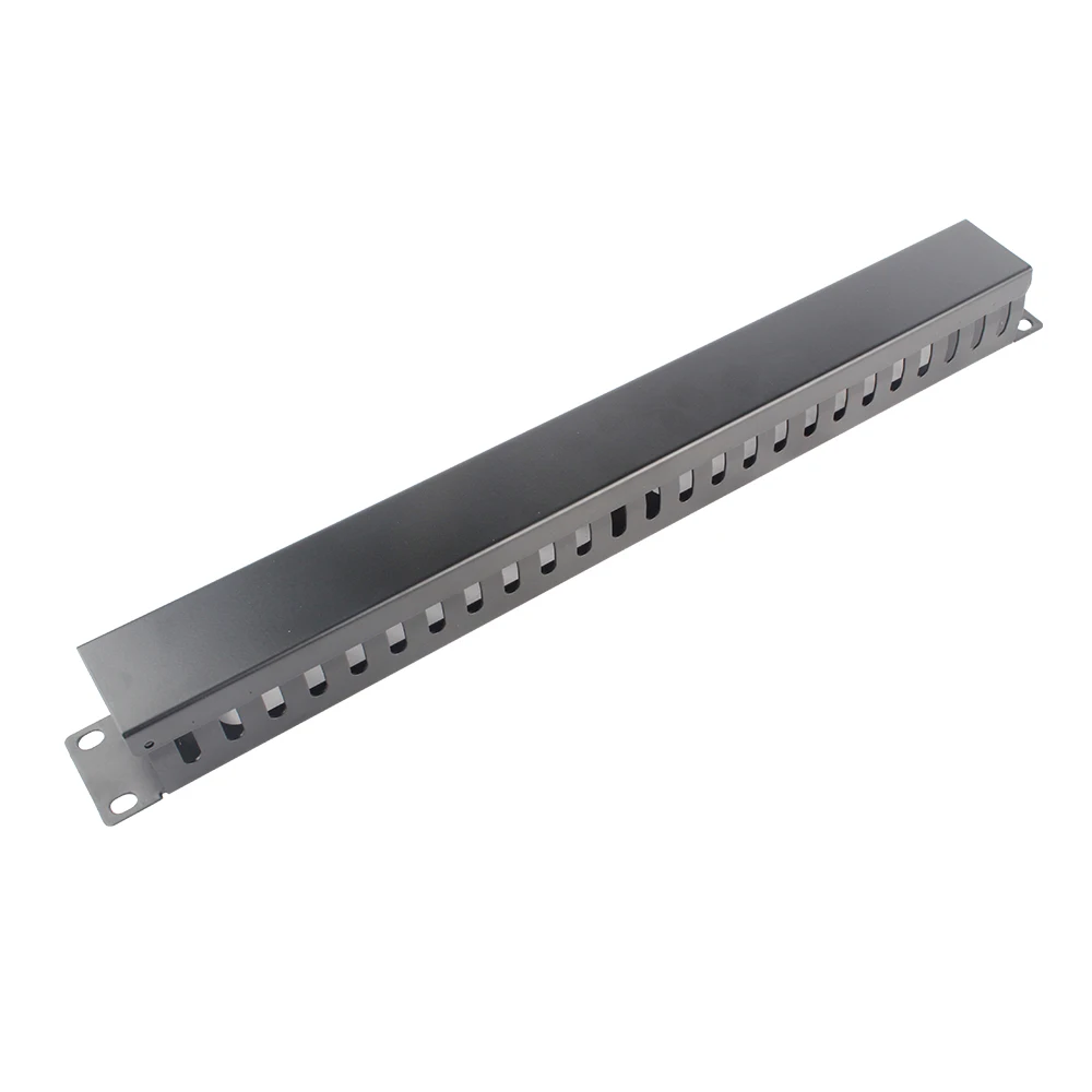 1u Metal Horizontal With Metal Cover,Rack Mount Cable Management
