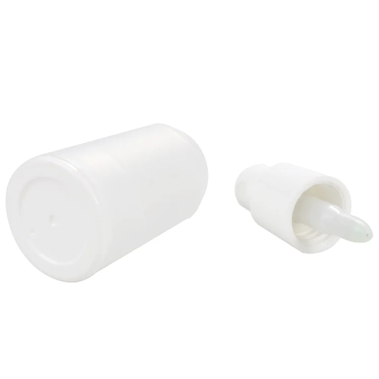 Wholesale 30 ml 20 ml 15 ml Airless Mini Plastic Spray Pump Bottle Lotion Pump Bottle white airless pump bottle