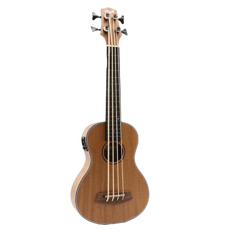 Wholesale Small UBASS ukulele matte  Electric Mahogany Wood 30 Inch U Bass Ukulele