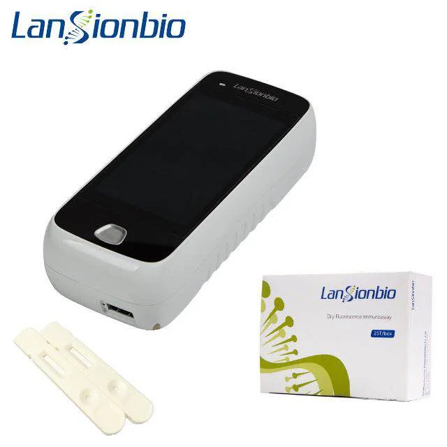Lansionbio POCT Analyzer Immunoassay 5 Inch Diagnostic Tools Blood Testing Equipments LS-4000