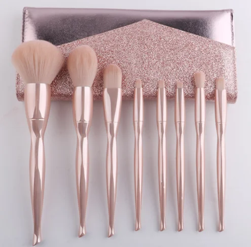 Brush Make Set Up Luxury Makeup Brush Set Kit Wholesale Wood Handle Private Label Foundation Cosmetic Makeup brushes