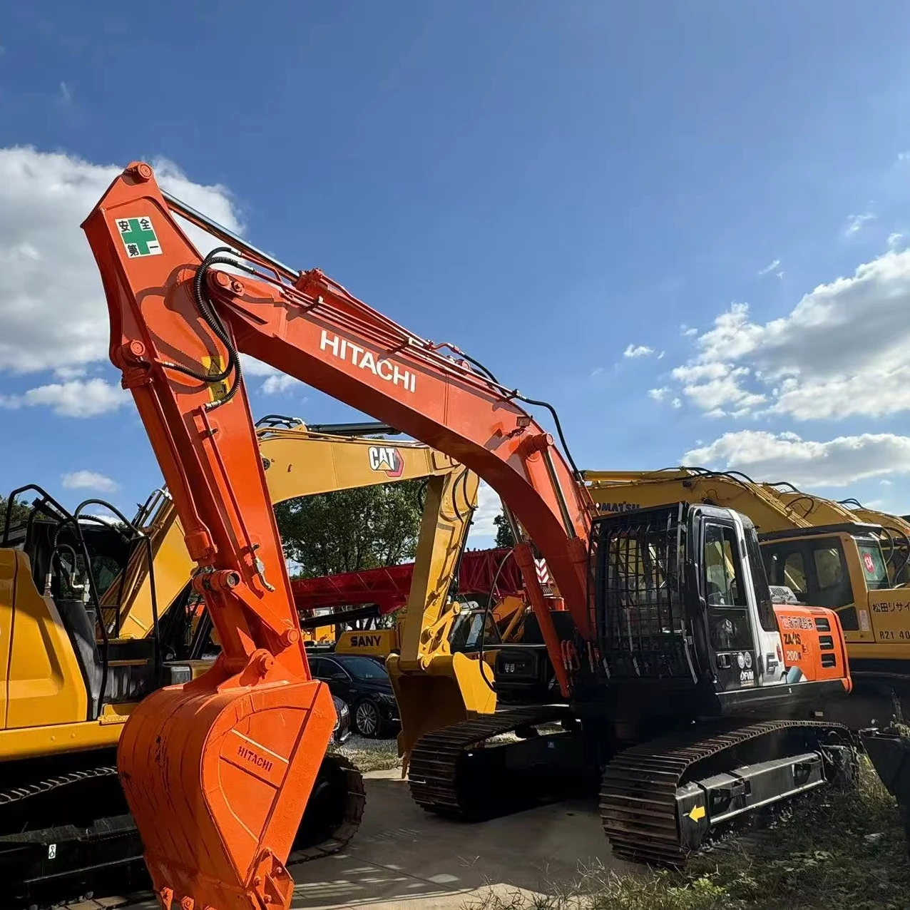 Японский оригинальный гидравлический гусеничный экскаватор Hitachi zx200G 20 тонн б/у
