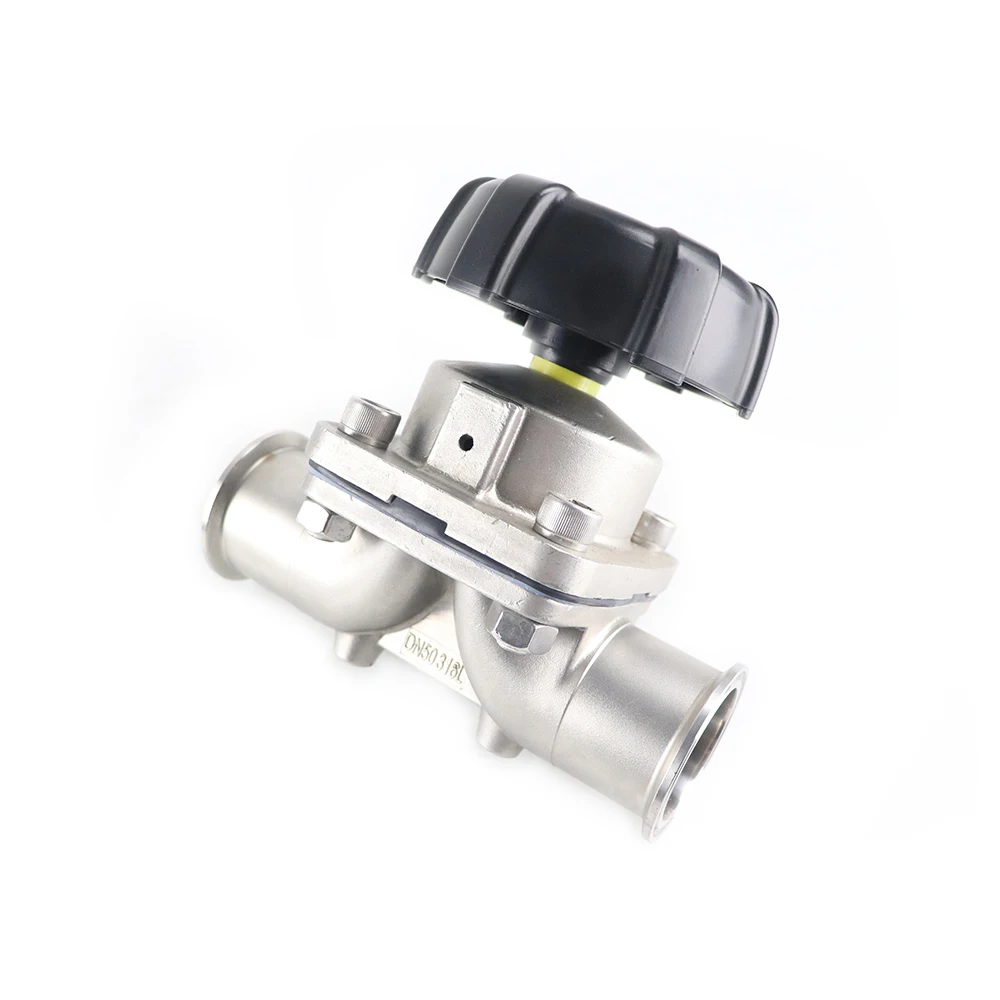 Steam Flow Control Pneumatic Cylinder Sanitary DIN Pharmaceutical Diaphragm Valve