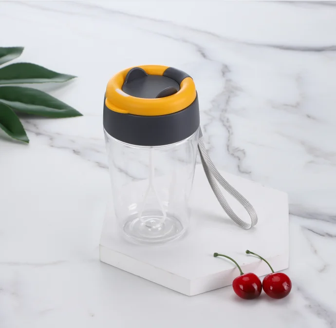 New Style Sublimation Self-Stirring Protein Two-Drinking-Spouts  Running/Gym Cheap  Blender Cup