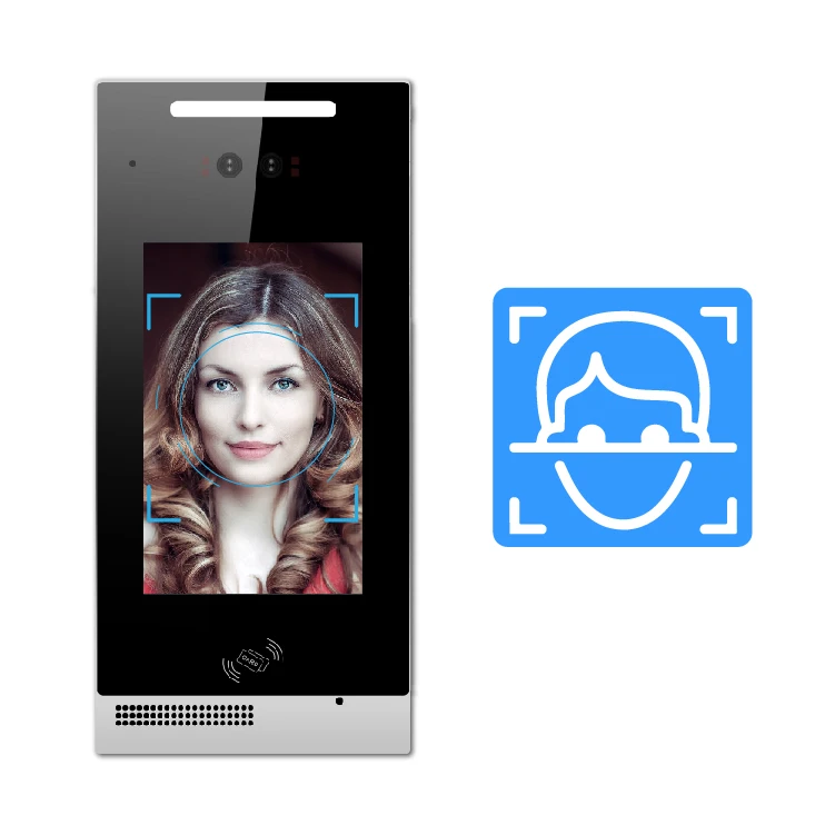 Face recognition video door phone with IC card IP intercom monitoring video doorbell