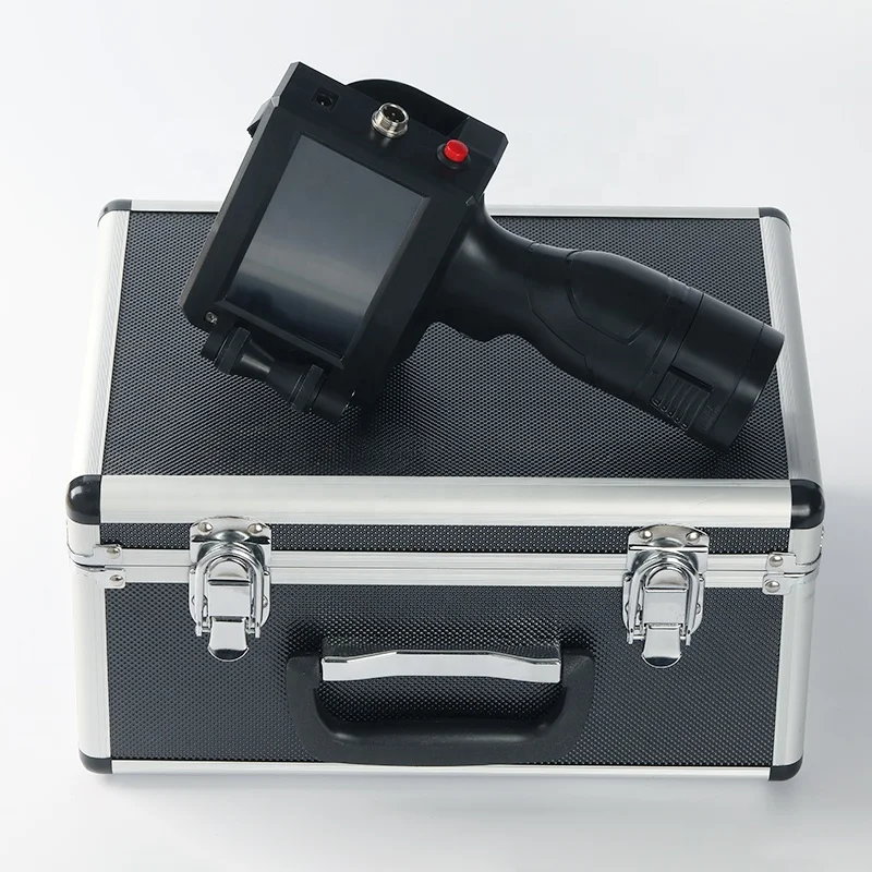 Kelier handheld logo expiry date coding inkjet printer for Carton plastic metal