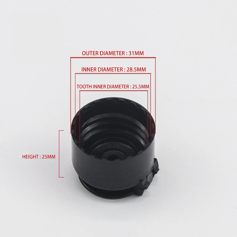 screw cap plastic lids 28mm Cosmetic packaging plastic flip top cap