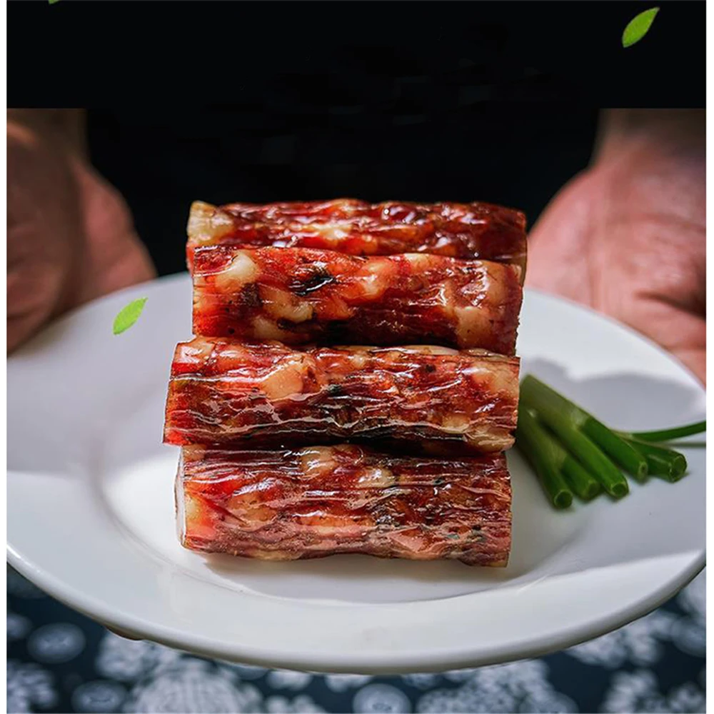 High Quality Selected Salt Pickled Yummy Pork Sausage Tangerine Peel Sausage For Eat