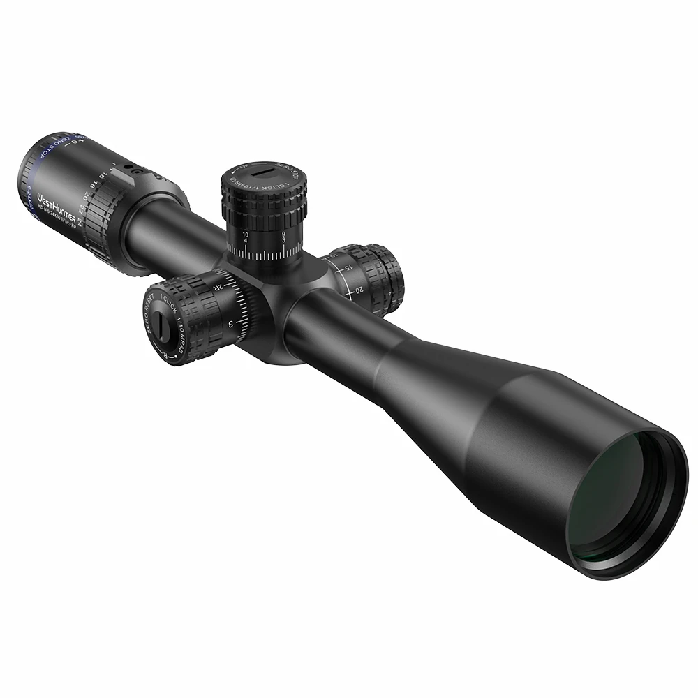 WestHunter HD-N 6-24x50 SFIR FFP Zero Stop Hunting Scope First Focal Plane Glass Etched Sights Wide Field of View Optical Sights