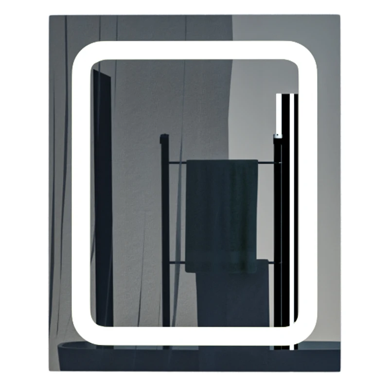 The Factory Passed CE UKCA Certification LED Far-infrared Cosmetic Heating Mirror 70W Electric Modern Bathroom Heater 3 Years