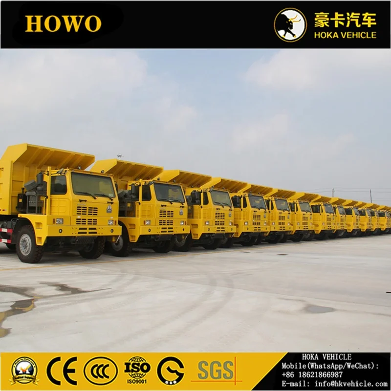 SINOTRUK HOWO 6X4 371HP 70T внедорожный горно-KING DUMP самосвал грузовик с задних ворот