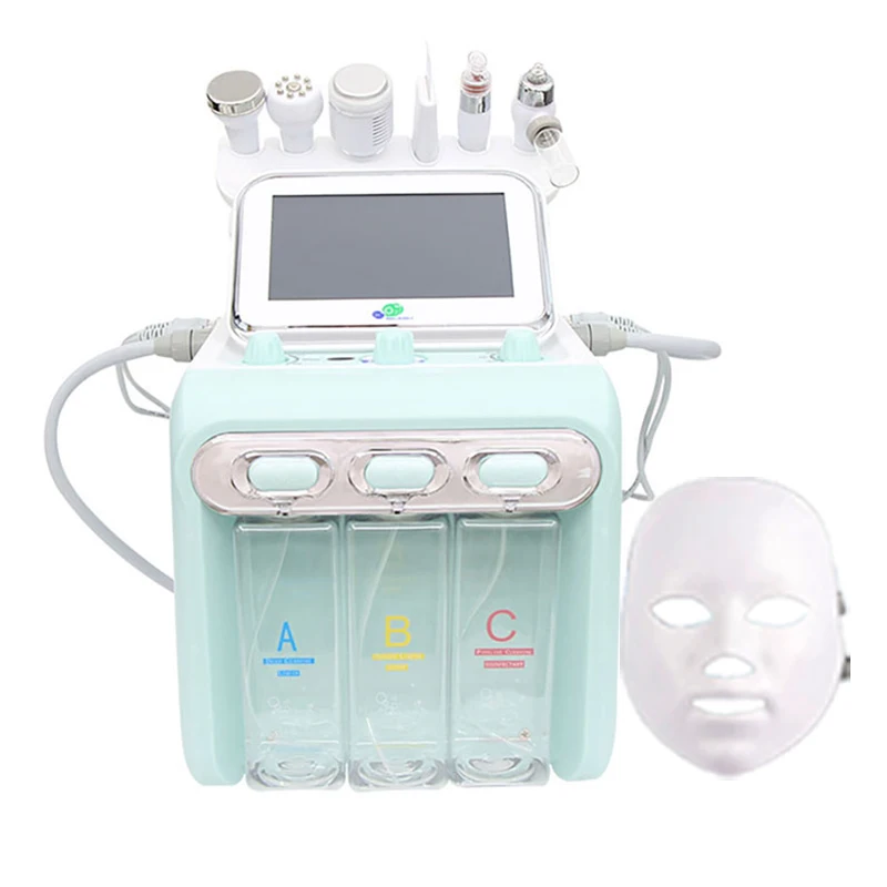 7 In 1 Hydra Peeling Facial hydrofacials Small Bubble Water Hydro Aqua Facial h2o2 Hydrofacials Machine