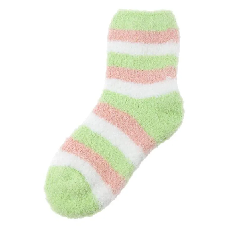 Women Cozy Cotton Socks Winter Sleep Bed Socks Floor Home Fluffy Socks Coral velvet Feet Warmer Christmas gift