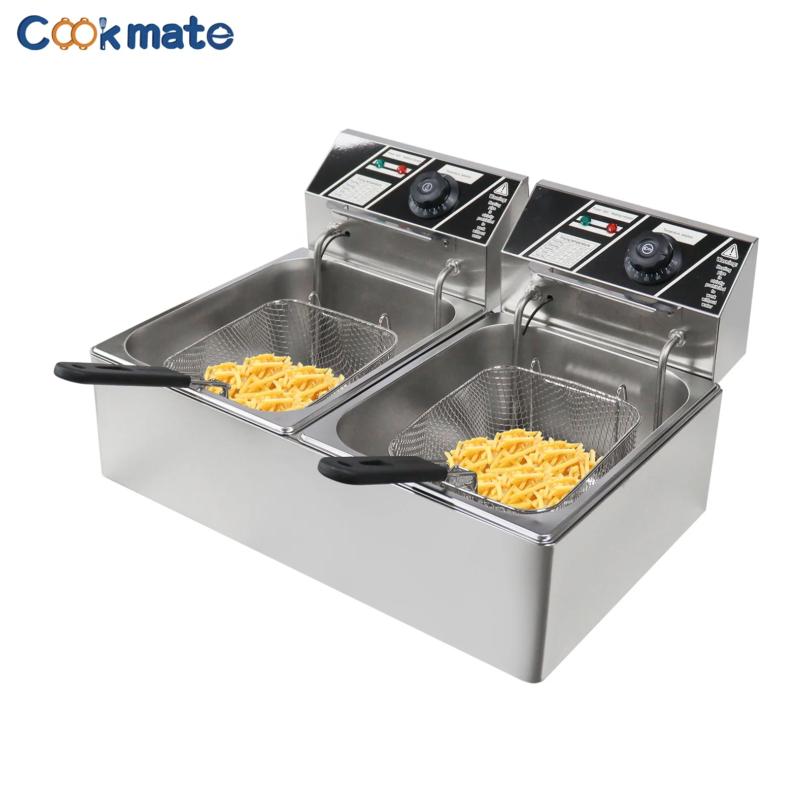 Industrial Deep Fryer With 2 Tank