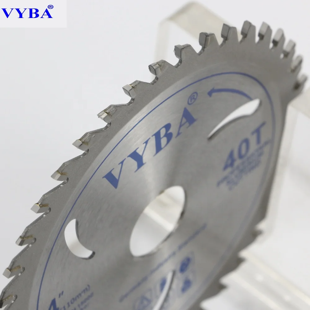 110x40T Fast Cutting Saw Blade For Cutting Aluminum  TCT Blade For Aluminum