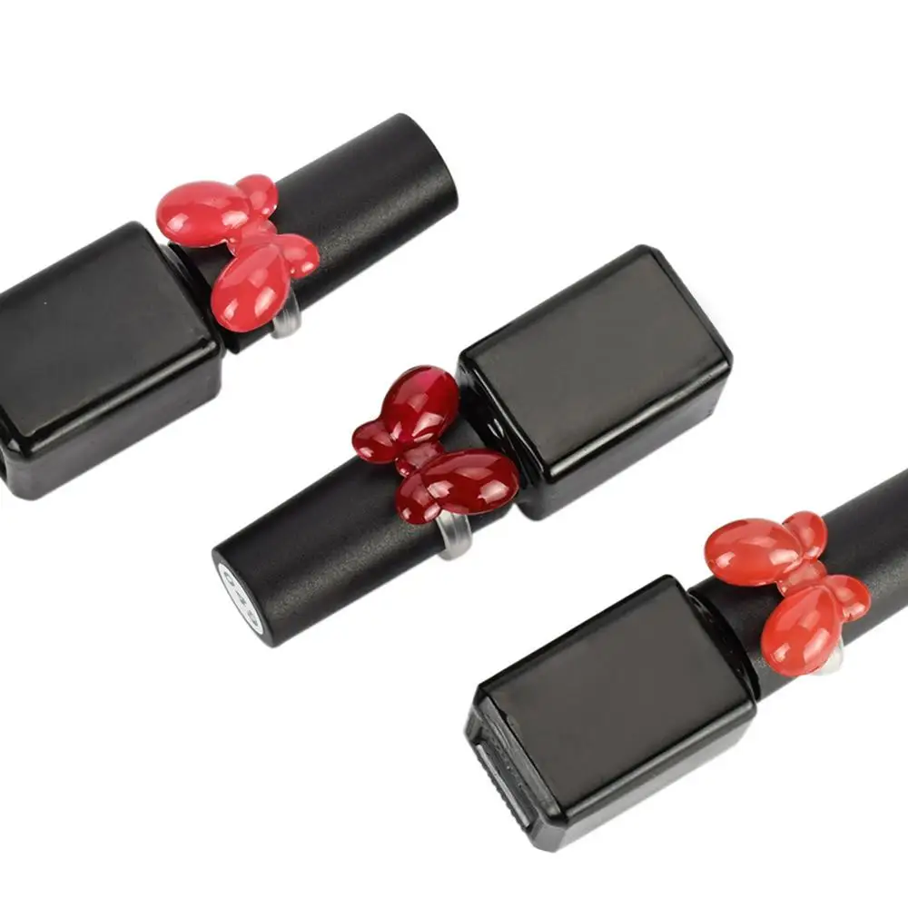 50Pcs Nail Art UV Gel Polish Varnish Color Pops Display Butterfly  Ring Coloring Showing  False Nail Manicure Tool