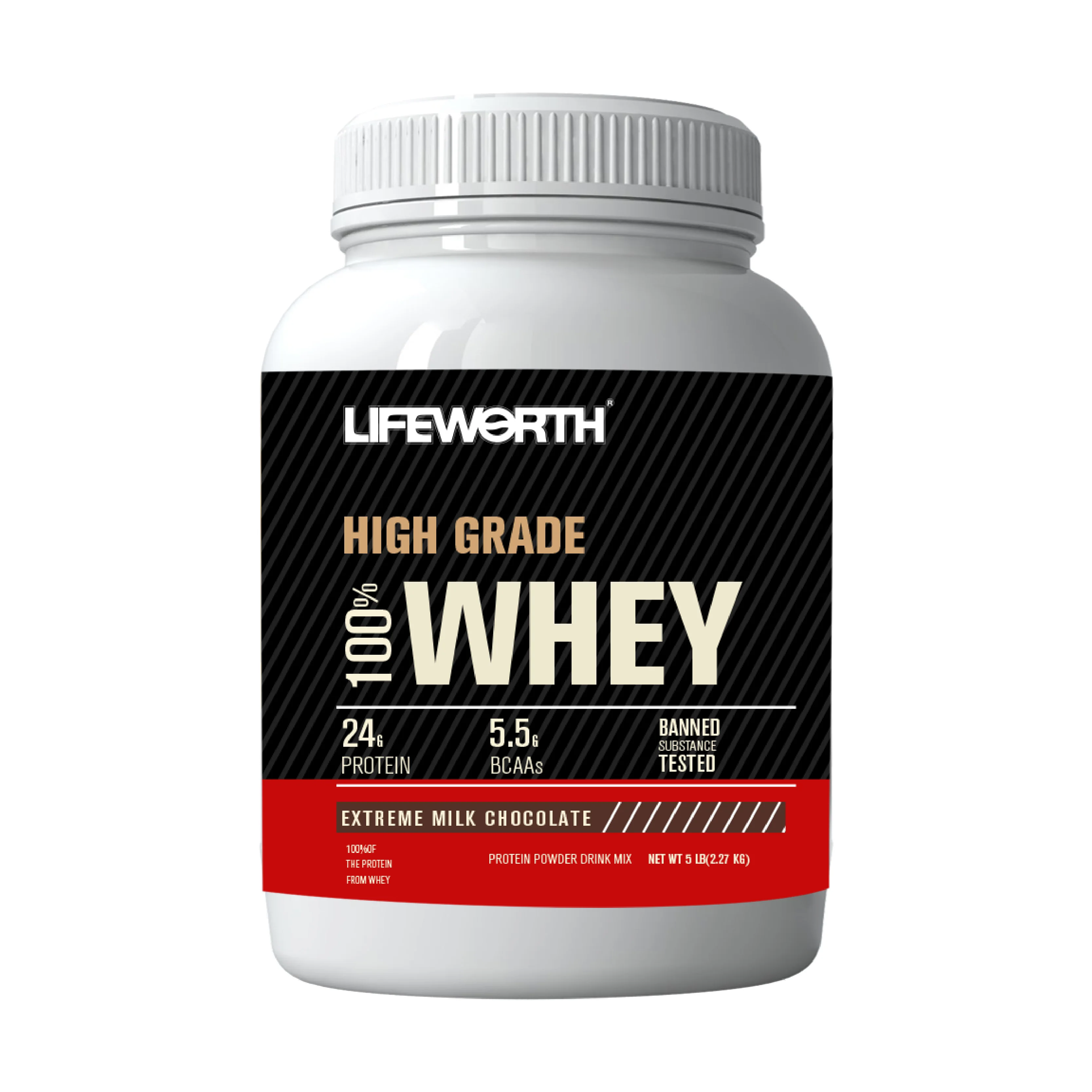 Lifeworth organic chocolate wholesale pea  whey protein isolate powder