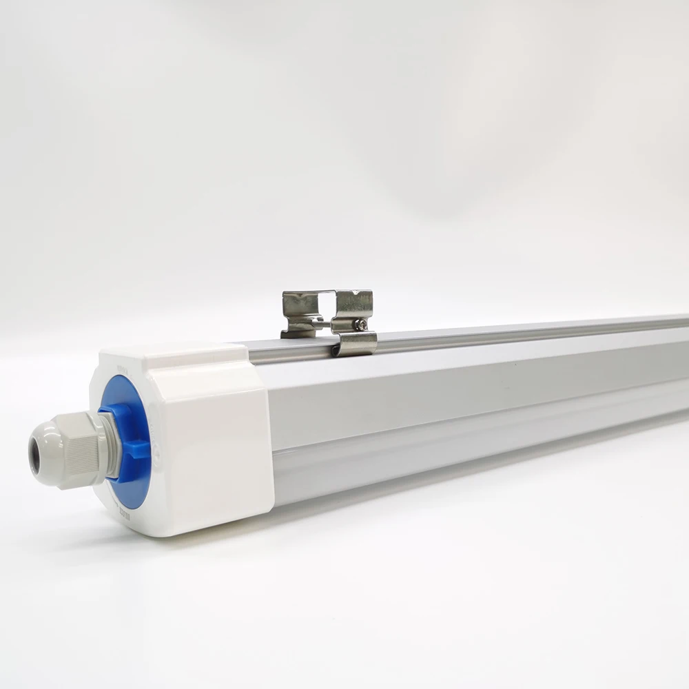 DLC T8 Tri Proof Linear Light ETL Certificate Batten Light Fixture With Motion Sensor