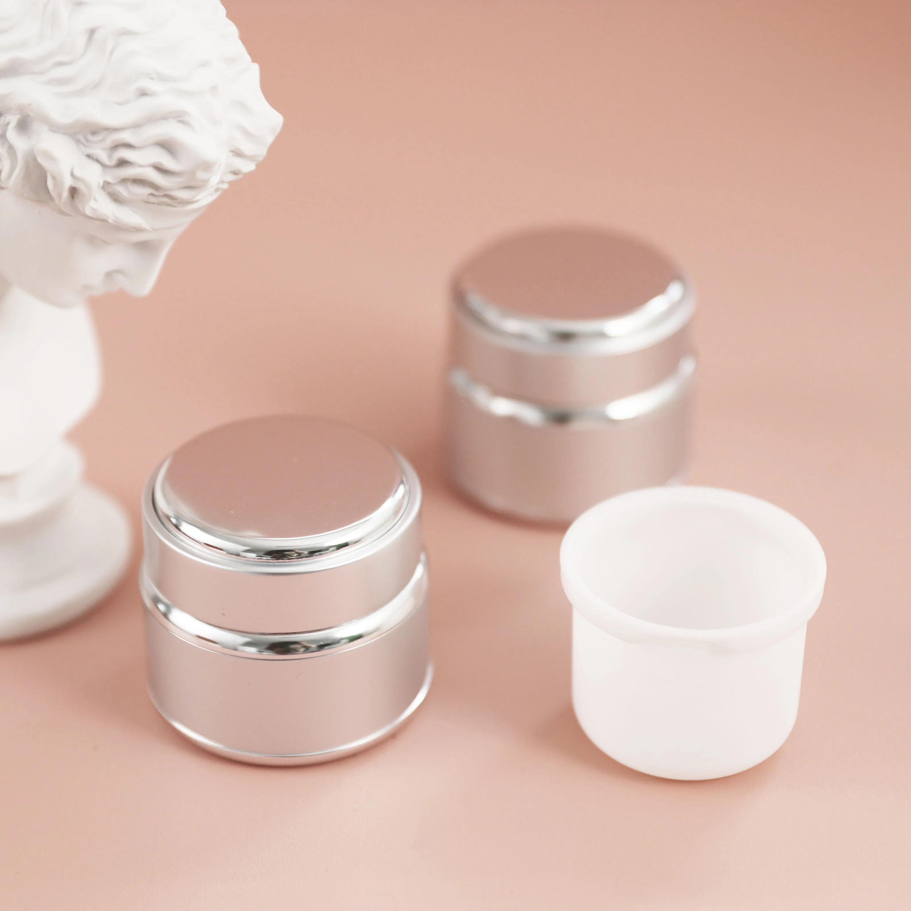 50g Refillable Eco Friendly Cosmetic Jar Container Replaceable Cream Jar Sustainable Cosmetic Packaging For Skin Care