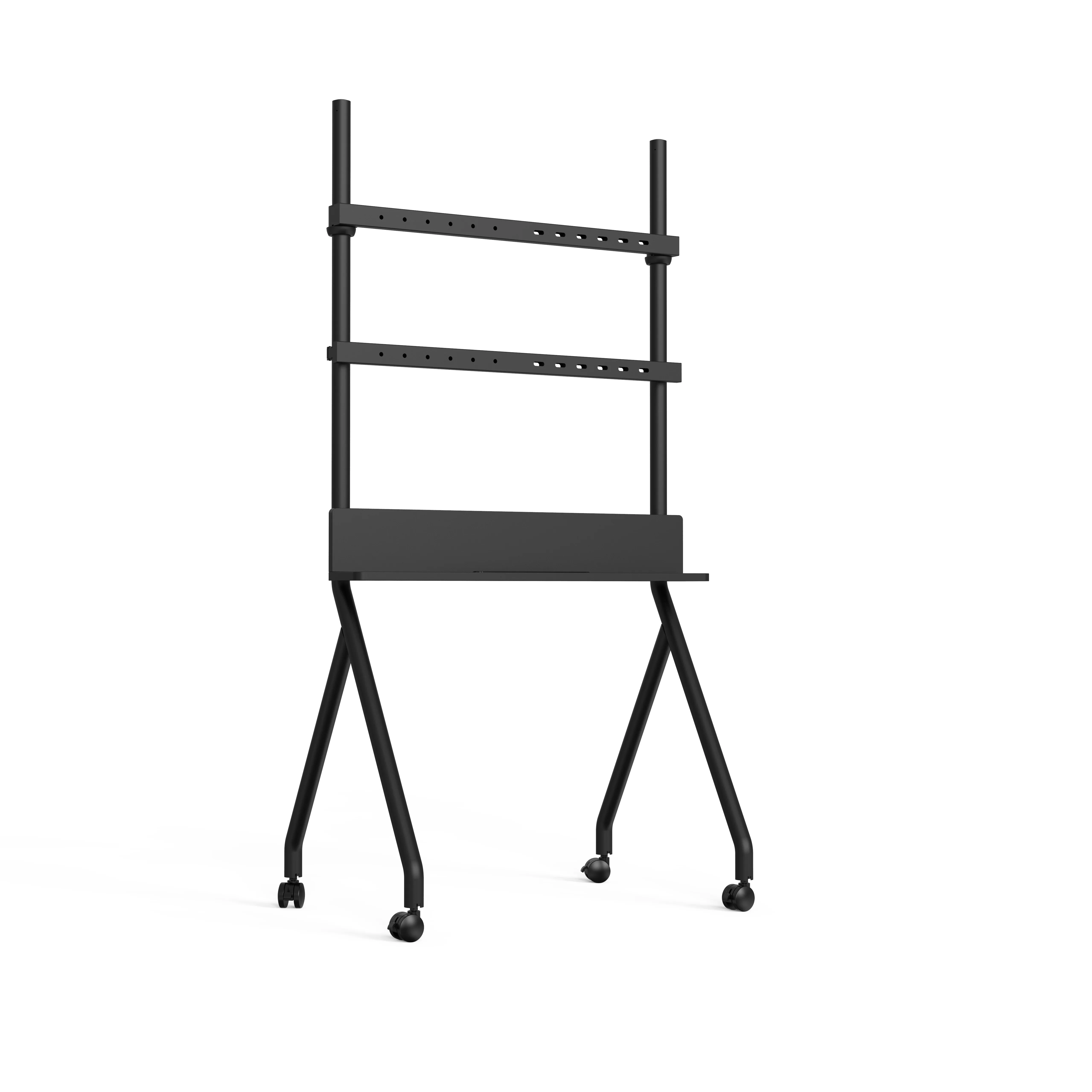 Artistic Easel Mobile TV Stand for 55 - 86 inch LCD LED Flat Curved Screens TVs Studio TV Display Stand with Height Adjustable