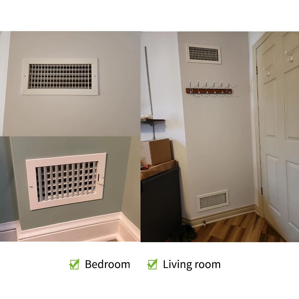 New Wholesale Lakeso Adjustable AIR Supply Diffuser for Sidewall or Ceiling Grille Register HVAC Vent Cover