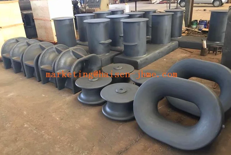 Advantageous price high quality durable marine ship deck mounted din type steel casting chocks