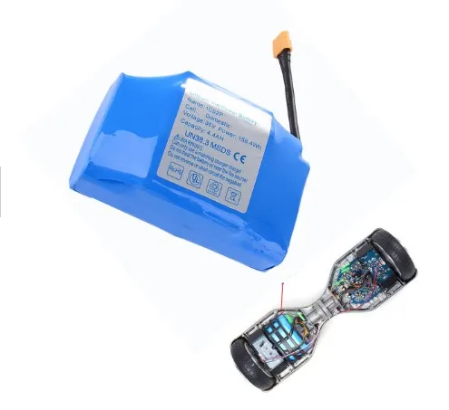 wholesale price 18650 10s2p  36v 4.4ah  Lithium battery pack hoverboard replacement Battery