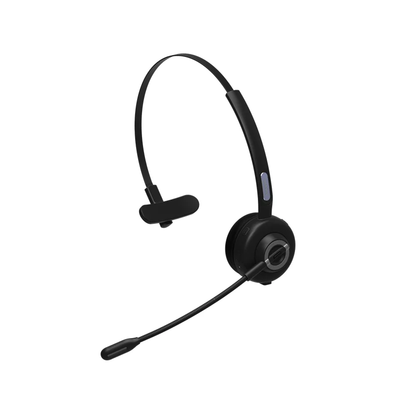 Over head Hands Free Single Ear Blue tooth Call Center Office Headset Mono Wireless Headphone for Trucker