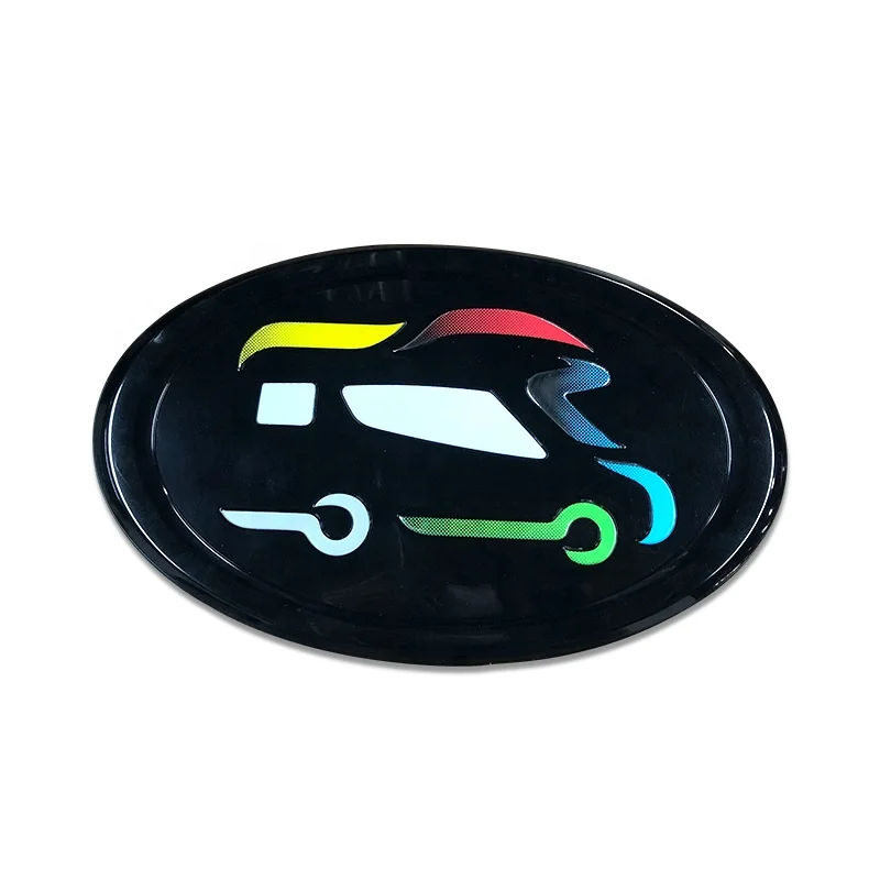 Custom Abs chrome metal 3d logo sticker emblem car badges