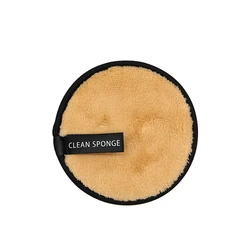 Custom Eco-Friendly Natural Round Face Eraser Facial Cleaning Pad Microfiber Reusable Makeup Remover Pads