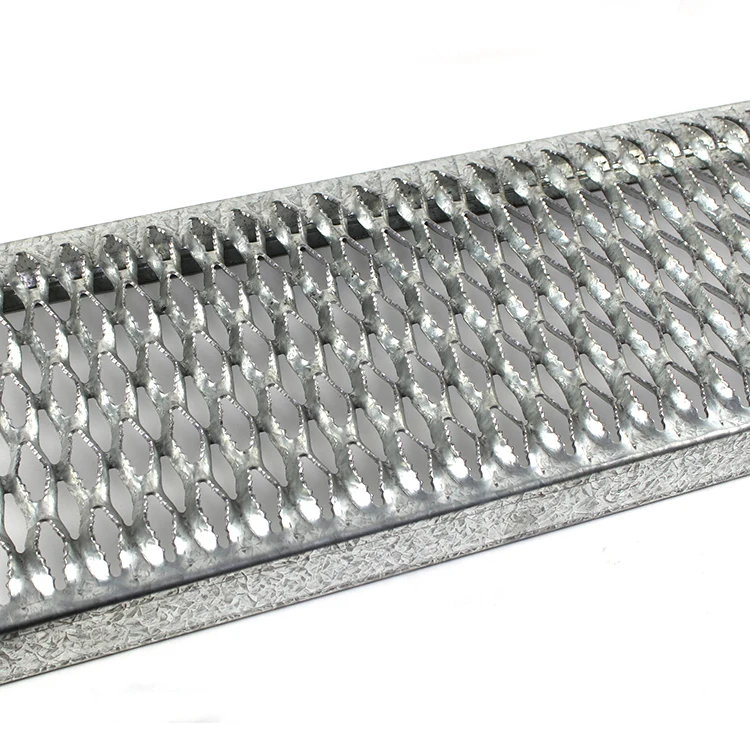 Decorative Stainless Steel/Galvanized/Aluminum Perforated Anti slip Metal Sheet Tread Plate Grate Ladder Rungs