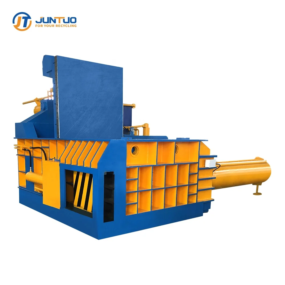 Ferrous and Non-Ferrous scrap metal baler press for scrap metal recycling