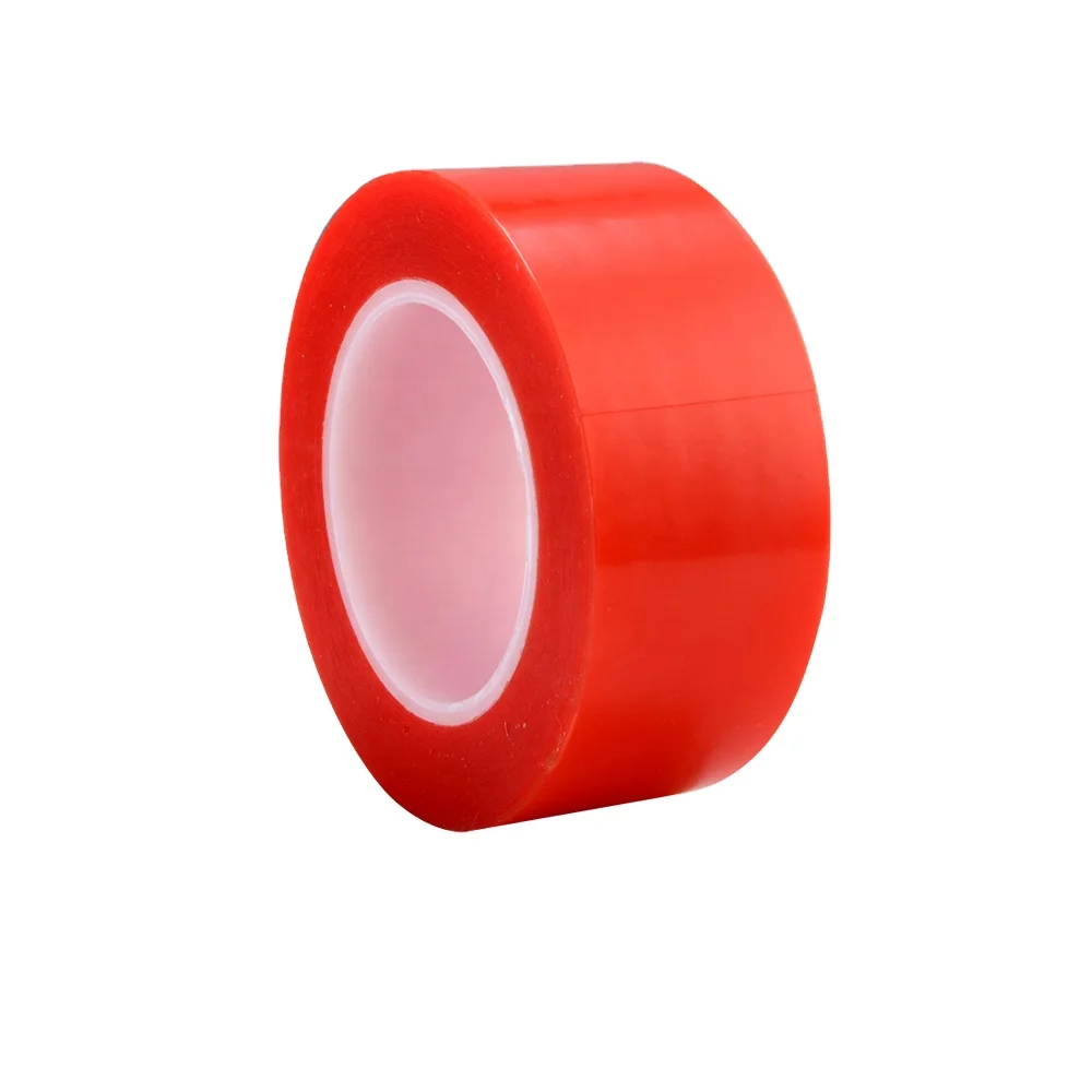 Heat temperature resistant red release liner PET tape double sided tape