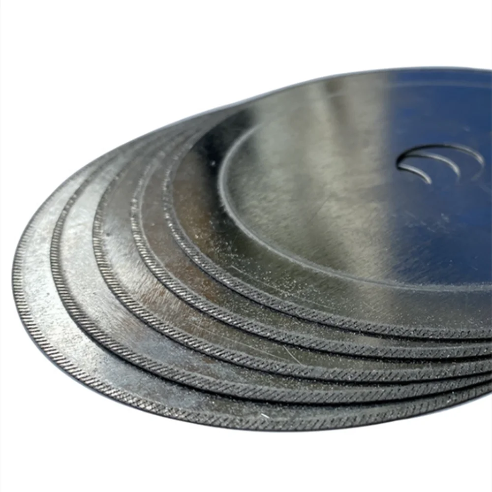6Inch Thin Notched Diamond Saw Blade, Bevel Teeth Electroplated Cut Saw Blade For Jade Agate Lapidary Cutting