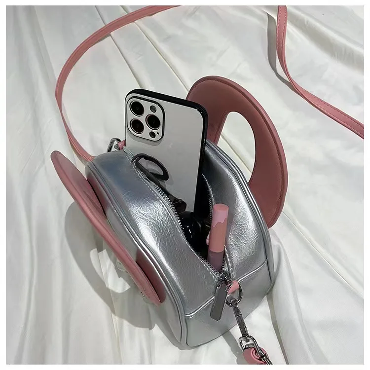 wholesale stone tassel decor accessories trendy crossbody bags for women pillow shaped bag