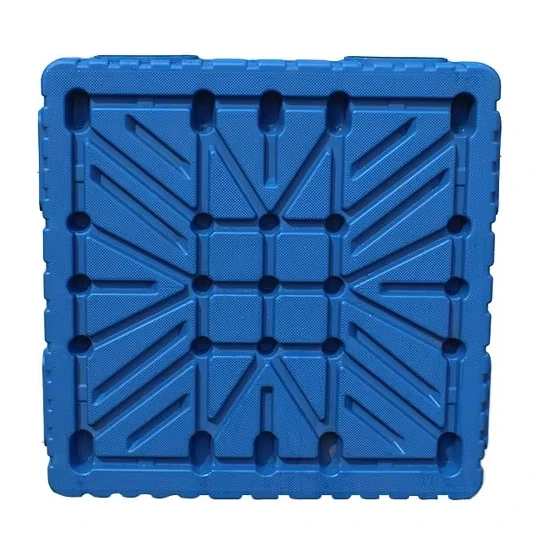 NEXARA Heavy Duty 1210 1200*1100*150mm One-Piece Blow Molding Pallet Warehouse Storage Pallet Rack High Quality Storage Solution