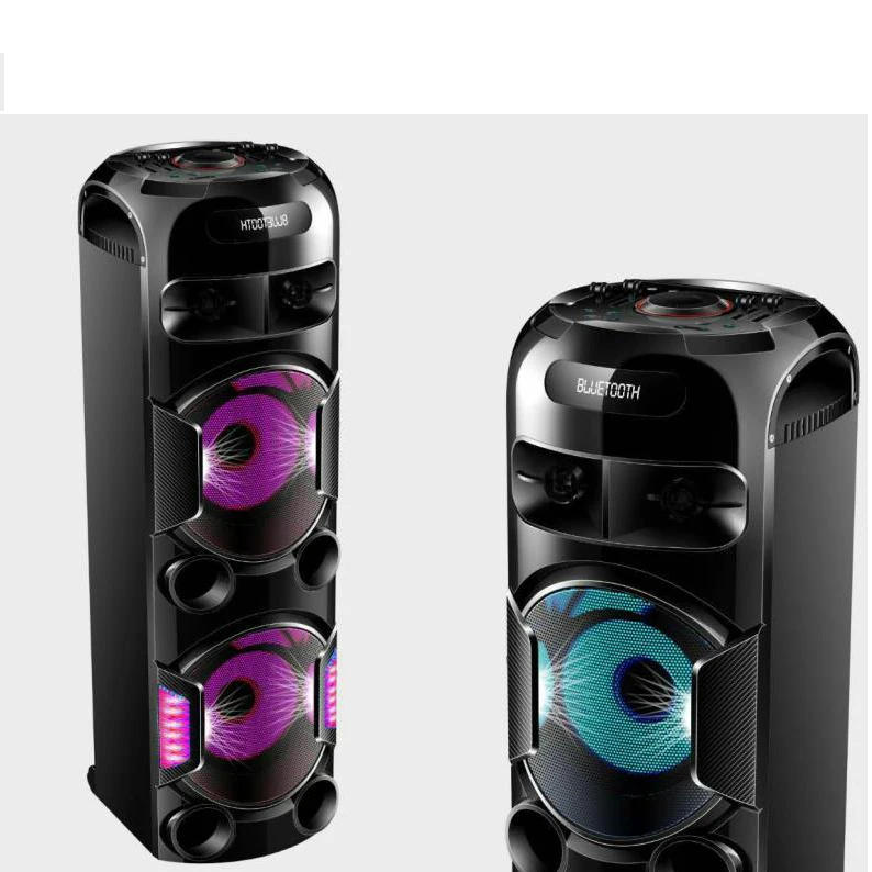 Newest Stylish active outdoor speaker with microphone solar powered wireless speaker