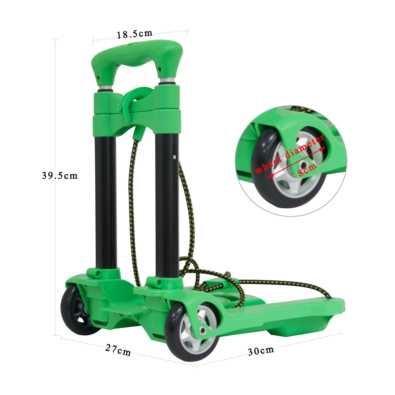 Дешевые миниатюрные многоразовые сумки для покупок, складная тележка для багажа, ручная тележка
