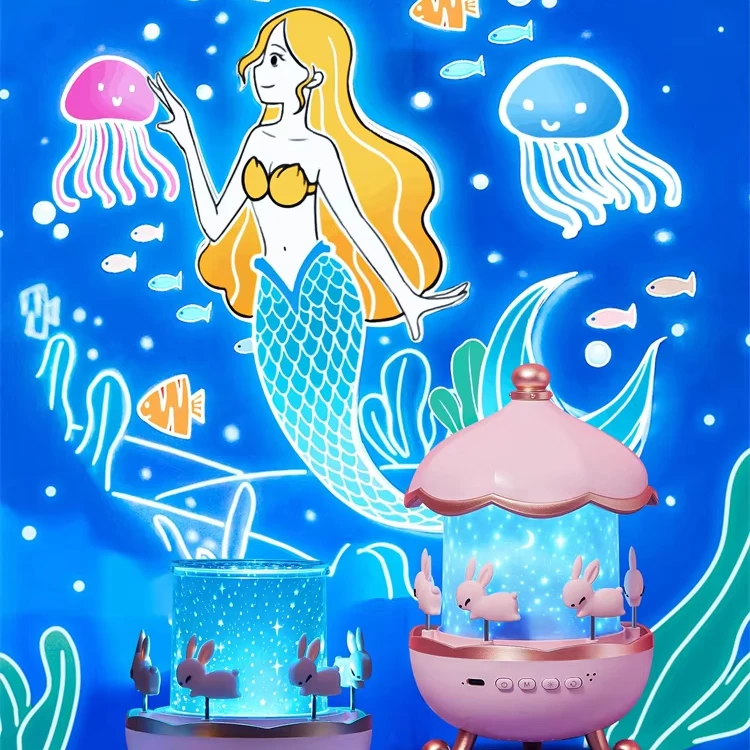 Cute starry lamp Space Night Star Projection light Children Projector Light Photo Light Bedtime Learning Fun Toys