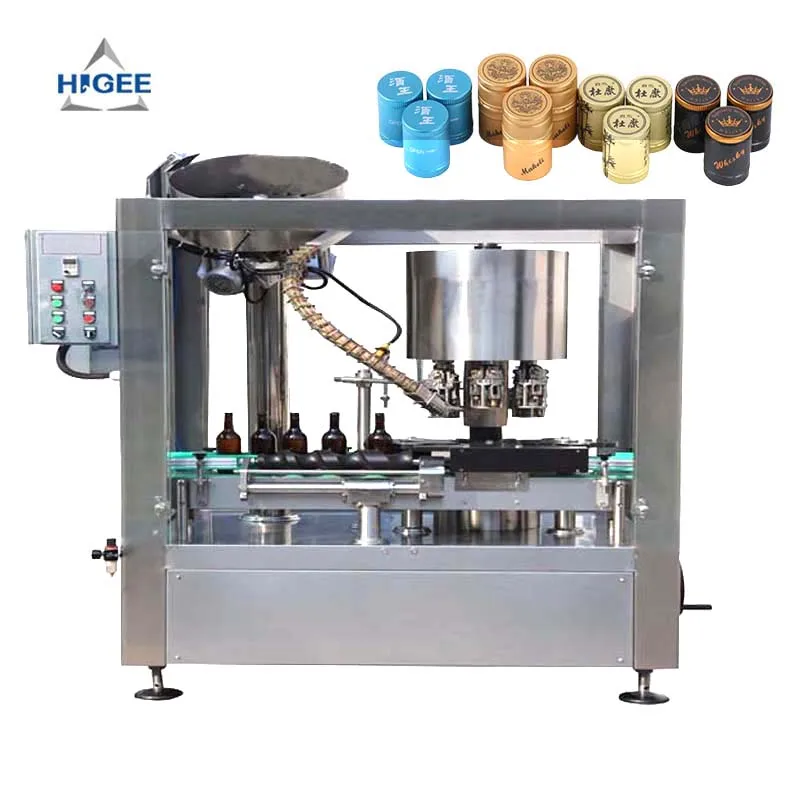 Полностью автоматическая линия по производству колпачков на бутылки для ликера и водки Higee