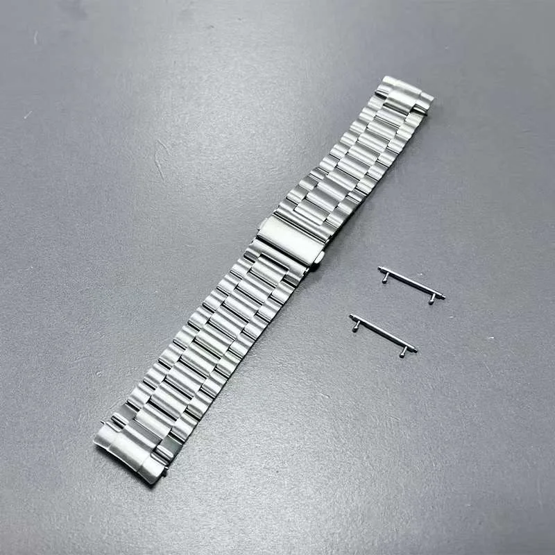 42mm 46mm Stainless Steel Three-Link Watch Band for Huawei Watch GT5 Pro Watch Strap