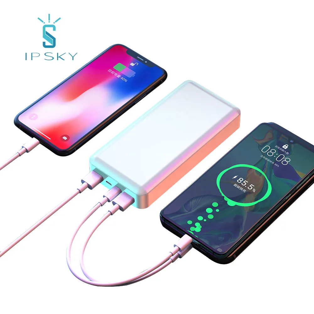 IPSKY портативное зарядное устройство большой емкости 25800mah одноразовые батареи источник питания
