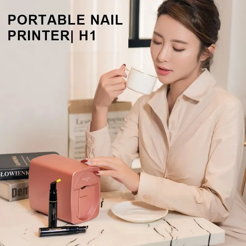 portable electronic nail printer Polish Painted machine 3d digital finger nail art Printing machine