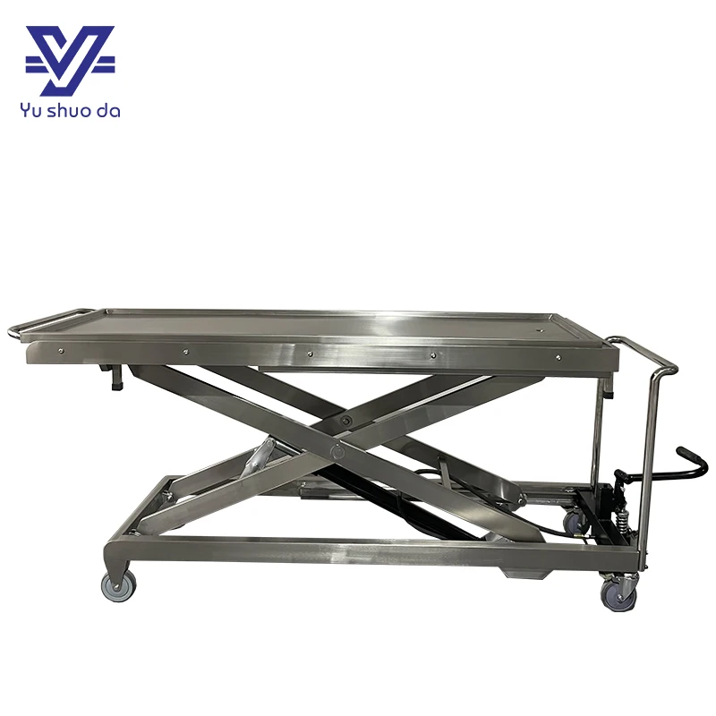 Morgue  equipment hydraulic mortuary scissor lift