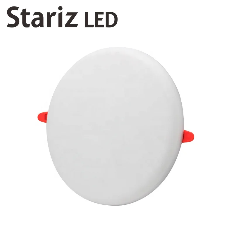 Hot sale 10w round recessed mounted skd frameless backlit led panel light ceiling