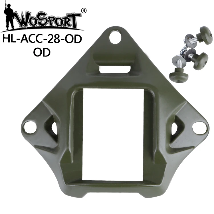 WOSPORT MICH Helmet  NVG Mount With 3-Hole Pattern MICH 2000 Helmet Accessory