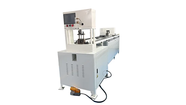 Automatic CNC 15 ton hydraulic steel square tube pipe angle hole punching machine