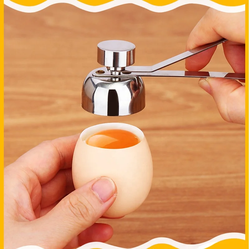 Utensils Household Egg Scissors 304 Stainless Steel Topper Kitchen Tool Creative Boiled Raw Egg Cracker Shell Cutter Opener