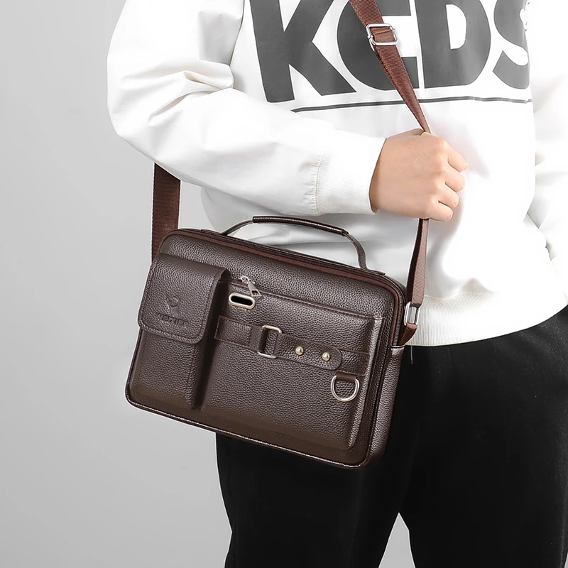 2023 Hot Sales Sacoche Homme Crossbody Bag Messenger Bag Briefcase for Men