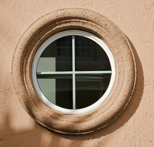 Round Fixed Glass Window/aluminium Open Circular Windows With  Standard Glass